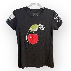 Grunt Style Cherry Bomb Graphic Tee Short Sleeve‎ T-Shirt Women's Medium